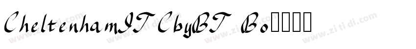 CheltenhamITCbyBT Bo字体转换